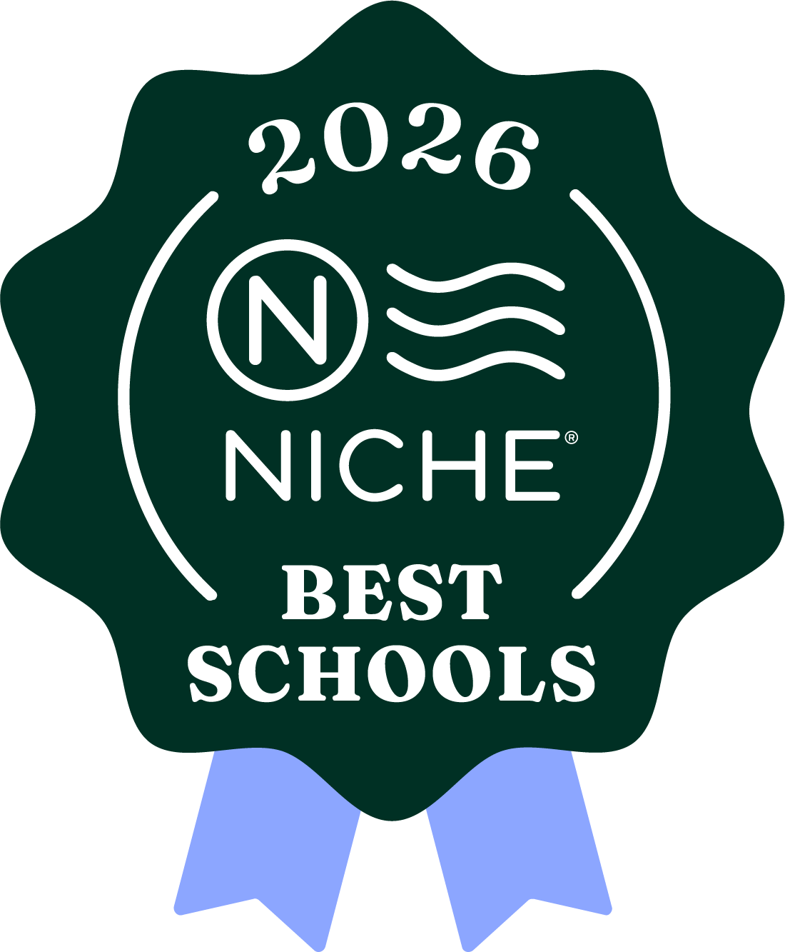 Niche 2026 Best School badge